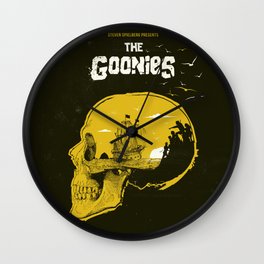 The Goonies art movie inspired Wall Clock