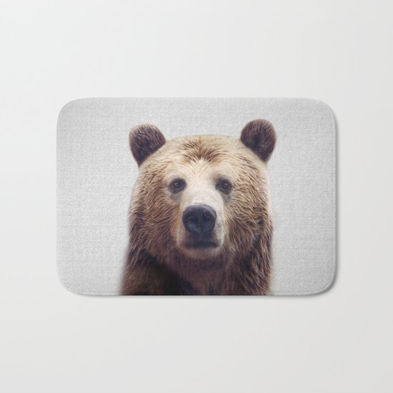 Bear - Colorful Bath Mat