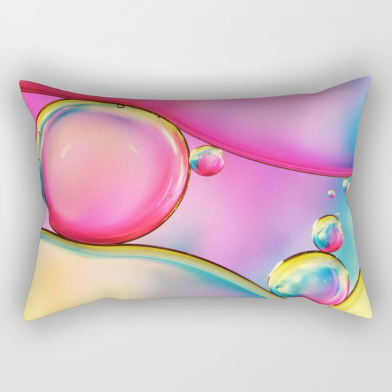 Rainbow and Oil Rectangular Pillow