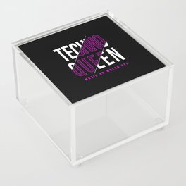 Techno Queen Design Acrylic Box