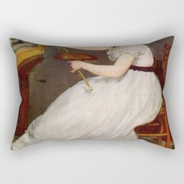 Edouard Manet - Eva Gonzalès Rectangular Pillow