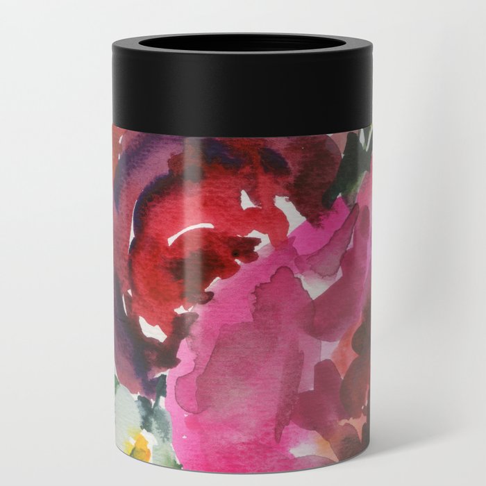 colorful bouquet: roses Can Cooler