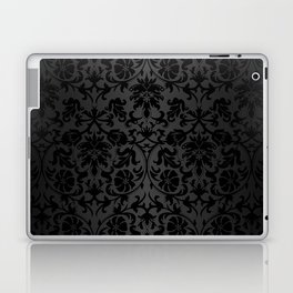 Black Damask Pattern Design Laptop & iPad Skin