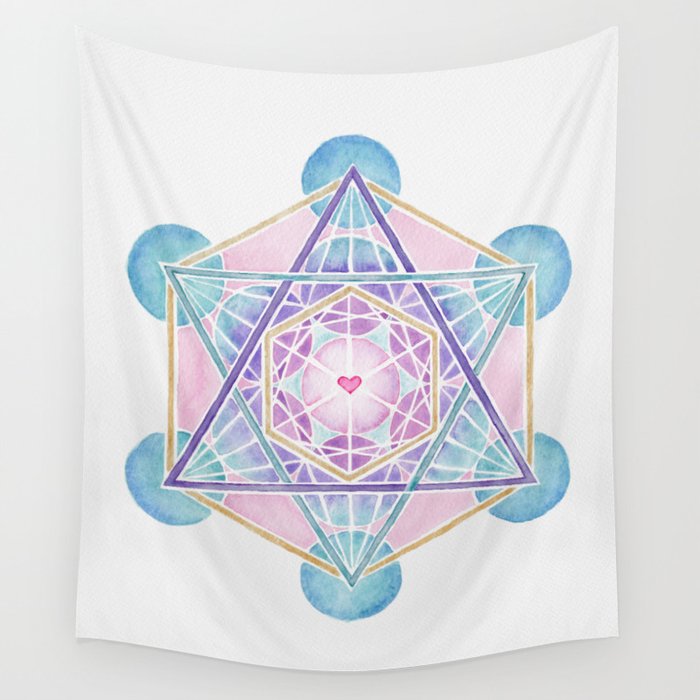 Metatron's cube clearance tapestry