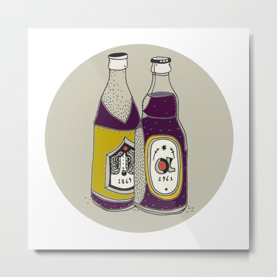 daily foods: beer Metal Print