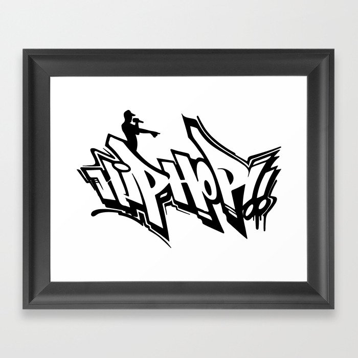 Hip Hop Framed Art Print