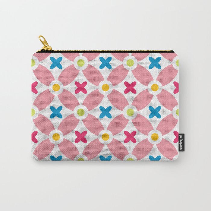 Holand Flower Garden Pattern Carry-All Pouch
