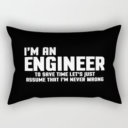 I'm An Engineer Funny Quote Rectangular Pillow