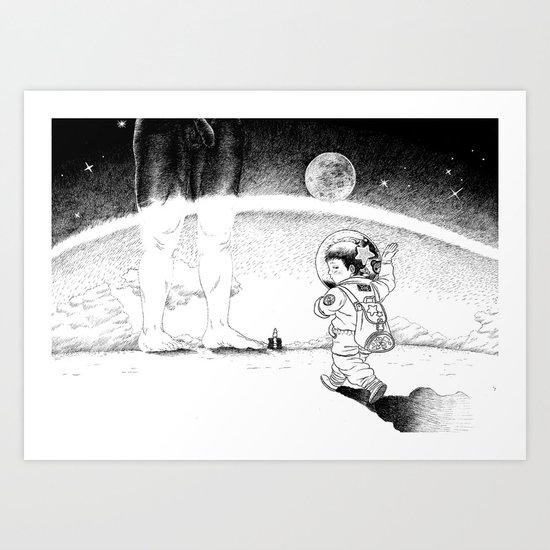 Adiós. Art Print