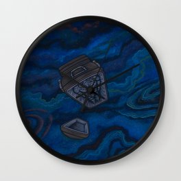Pretelethal Wall Clock | Curated, Illustration, Sci-Fi, Pop Surrealism, Painting 