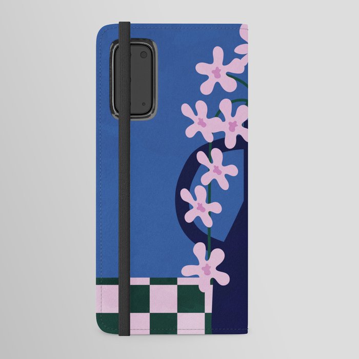 Pottery Flowers Table 2 Android Wallet Case