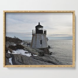 Castle Hill Lighthouse, Newport Rhode Island Serving Tray
