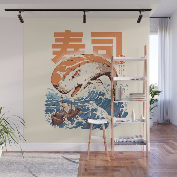 Moby Sushi Wall Mural