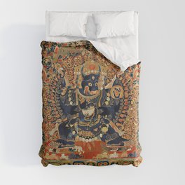 Tantric Buddhist Vajrabhairava Deity 2 Duvet Cover