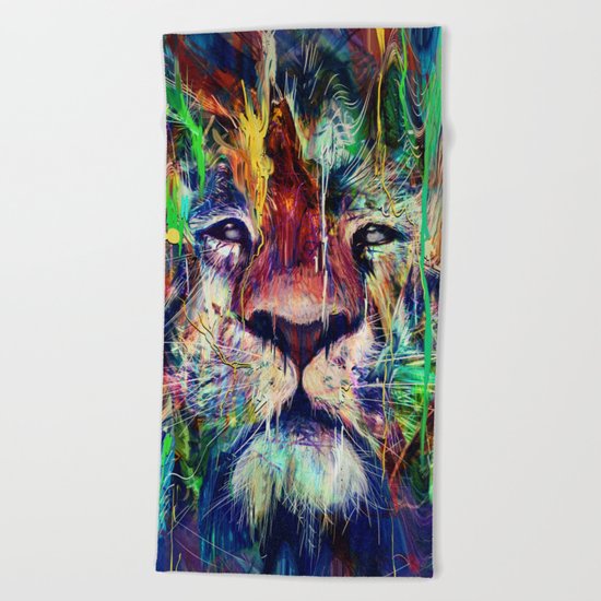 Lion Beach Towel