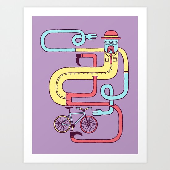 Go Riding Art Print