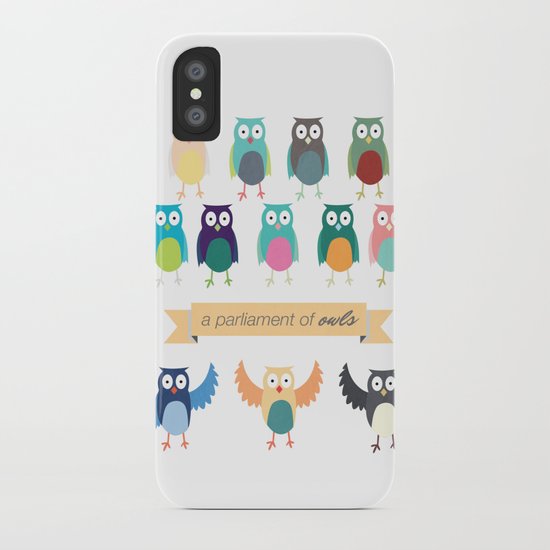 A Parliament of Owls iPhone Case