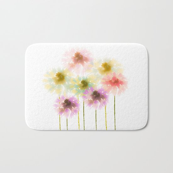 flowers Bath Mat