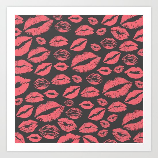 Lips 10 Art Print