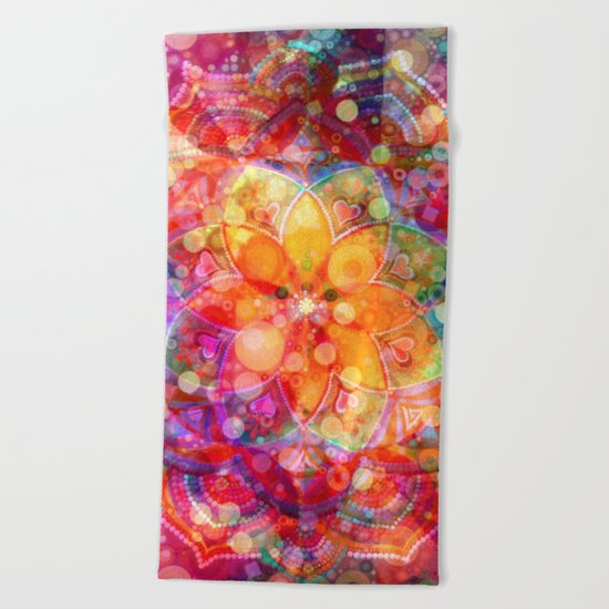 Dreaming Lotus Beach Towel