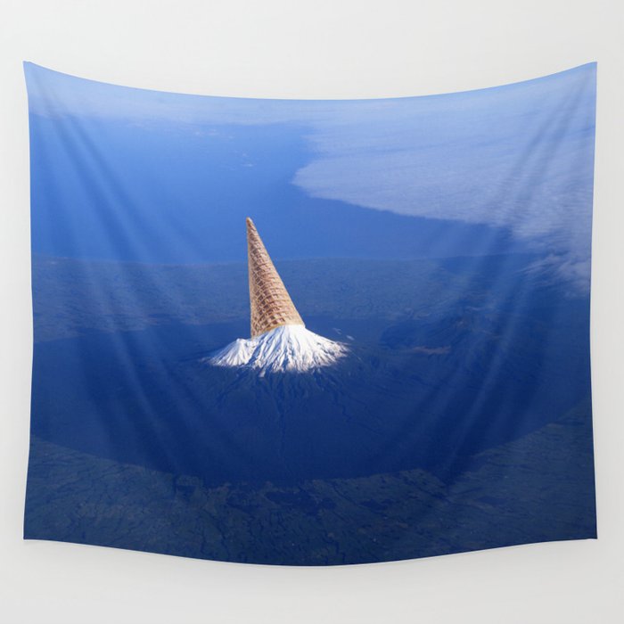 The 3 Second Rule - Ice Cream Mountain Scoop Wall Tapestry