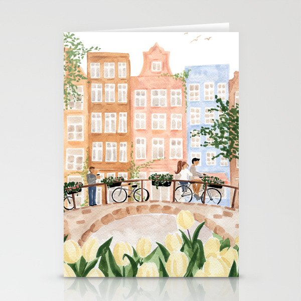 Amsterdam in the Spring Stationery Cards