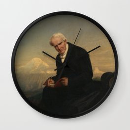 Julius Schrader - Baron Alexander von Humboldt (1769–1859) Wall Clock