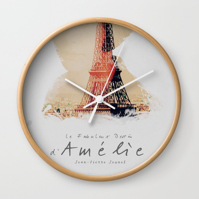 Amelie Minimalist Movie Poster French Film Playbill The Fabulous Life Of Amelie Poulain Wall Clock By Stefanoreves Society6 Amelie poster, made by recreating the costumes of amelie. amelie minimalist movie poster french film playbill the fabulous life of amelie poulain wall clock by stefanoreves