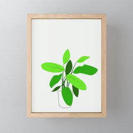 Plant Vase 2 Framed Mini Art Print