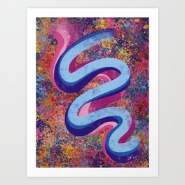 Energy of Life Abstract Expressionism Art by Emmanuel Signorino  Art Print