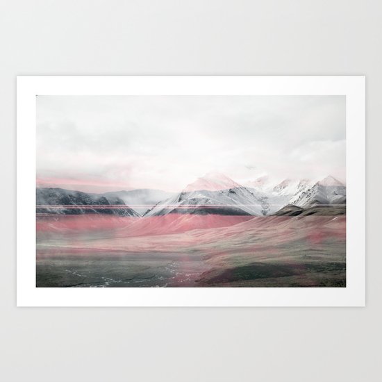 Rose Fog Art Print