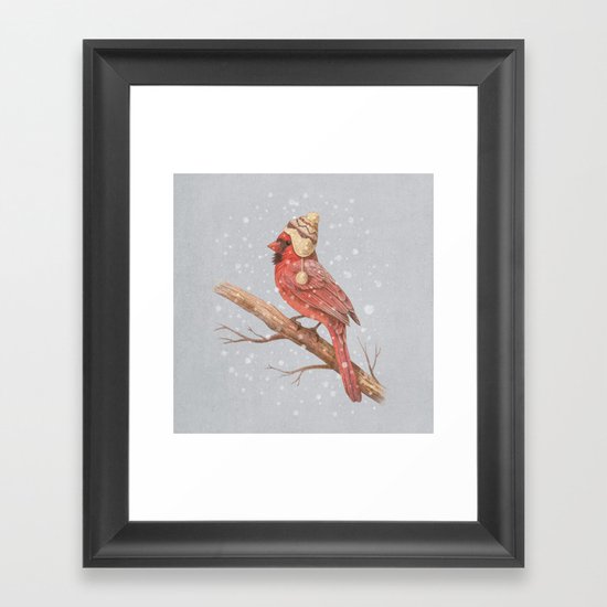 First Snow - colour option Framed Art Print