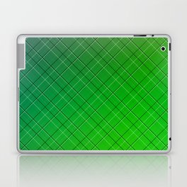 Trendy Plaid Green Texture Collection Laptop Skin