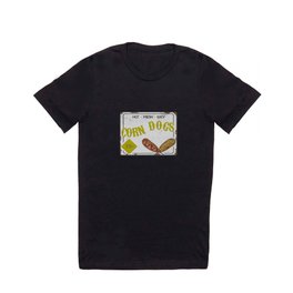 Vintage Style Corn Dogs Sign T Shirt