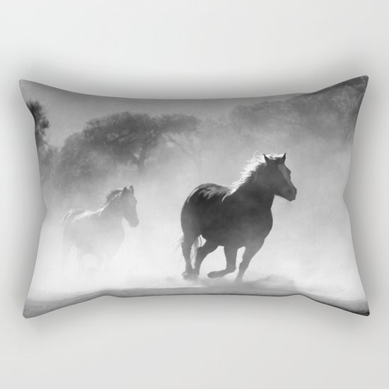 Horses Rectangular Pillow