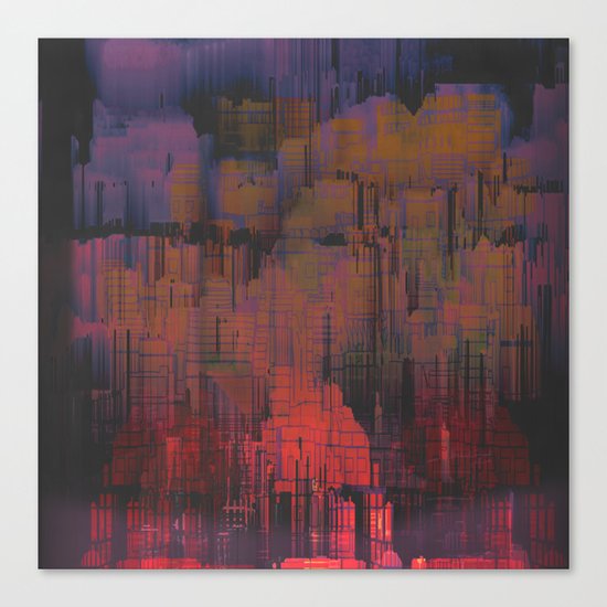 Urban Poetry in the Floating Town / 27-11-16 Canvas Print