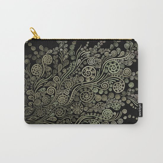 Gold on black Carry-All Pouch