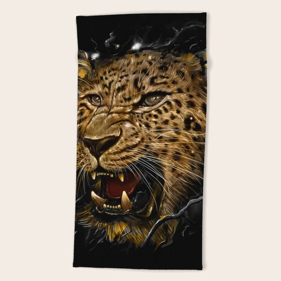 Leopard Beach Towel