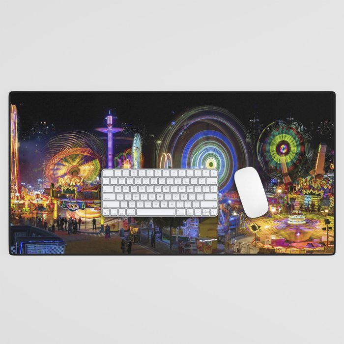 Fairground Attraction (diptych - left side) Desk Mat