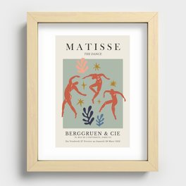 Matisse The Dance Inspired Exhibition Poster Recessed Framed Print