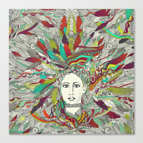 Goddess Aurora Canvas Print