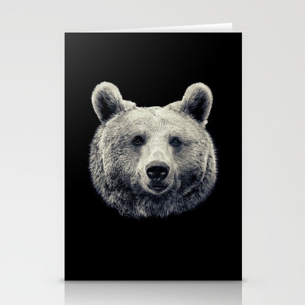 Bear Portrait Stationery Cards