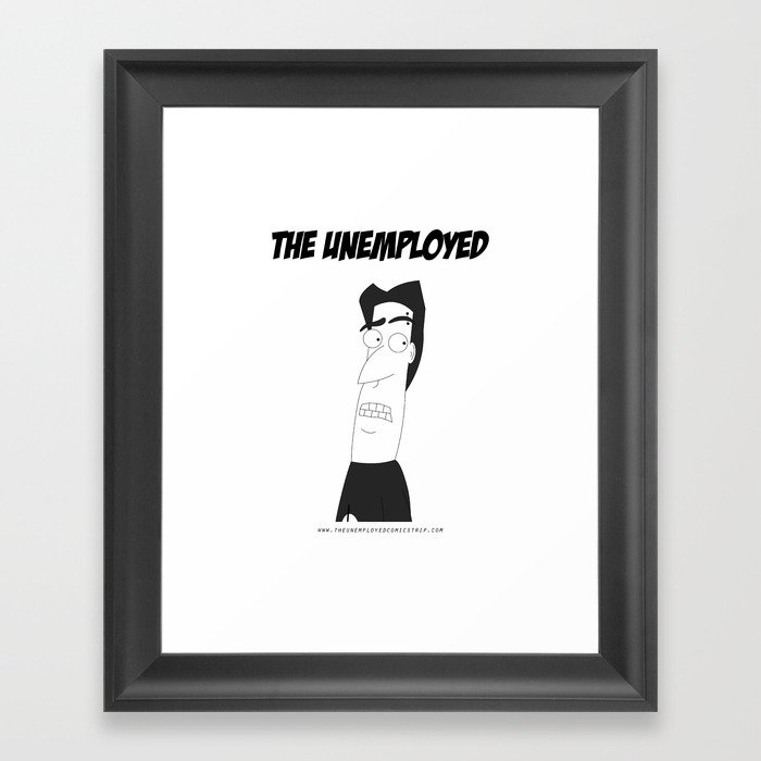 The Unemployed - Sam Framed Art Print