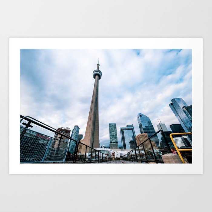 Metropolis Melody: Toronto's Skyline Art Print