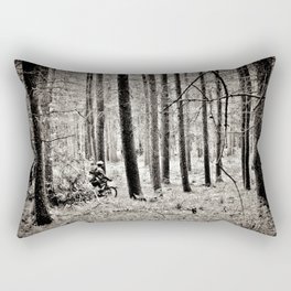 Mountain Biking Rectangular Pillow