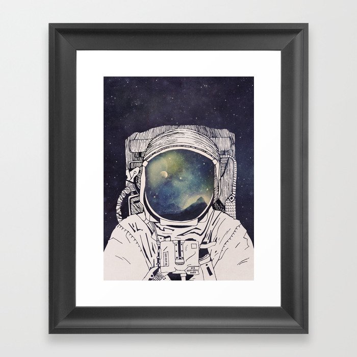 Dreaming Of Space Framed Art Print