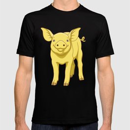 Cute Piglet July 17 Yellow Pig Day T-shirt