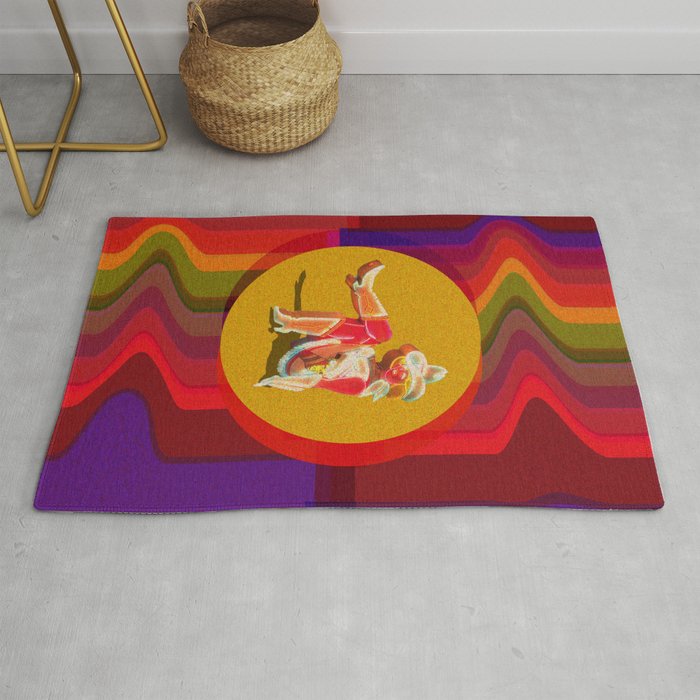 Retro Cowgirl Rug