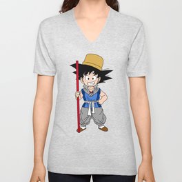 Goku Chil V Neck T Shirt