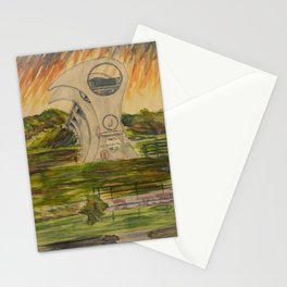 Falkirk Wheel sunset Stationery Cards